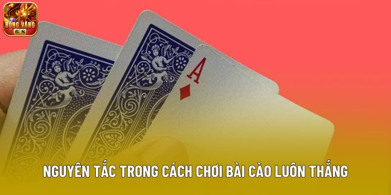 Nguyên tắc trong cách chơi bài cào luôn thắng